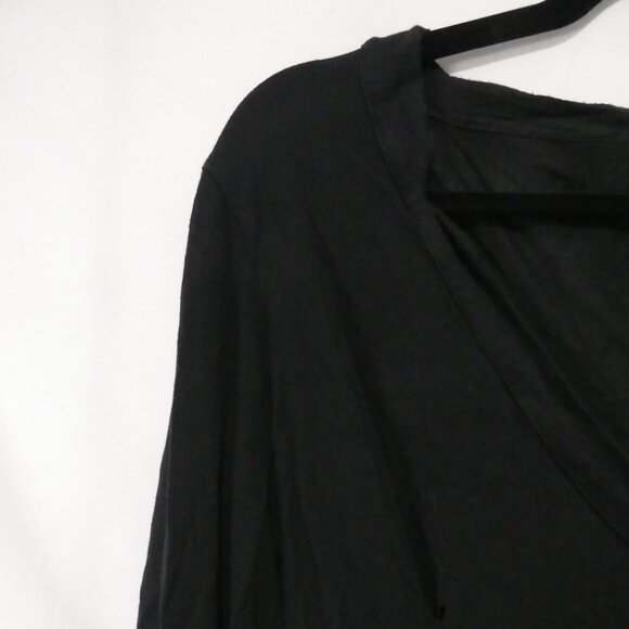 TROUVE | medium | Black V-Neck | Single Snap Button Cardigan | Pockets | NWOT - Picture 2 of 7